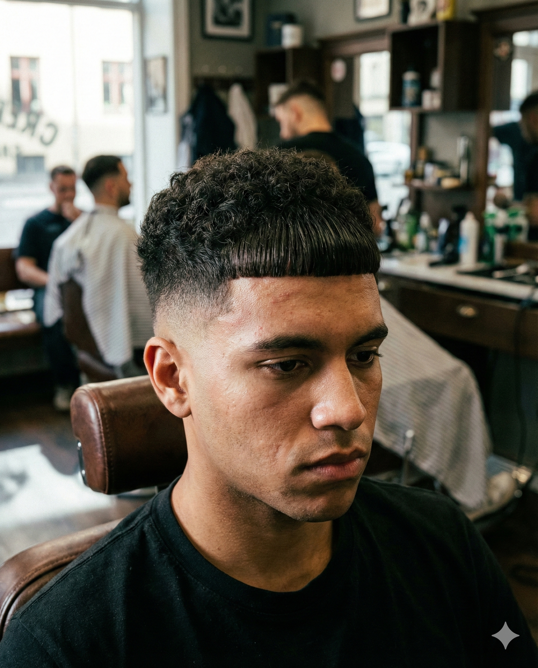 Textured Crop, Mixed Hair