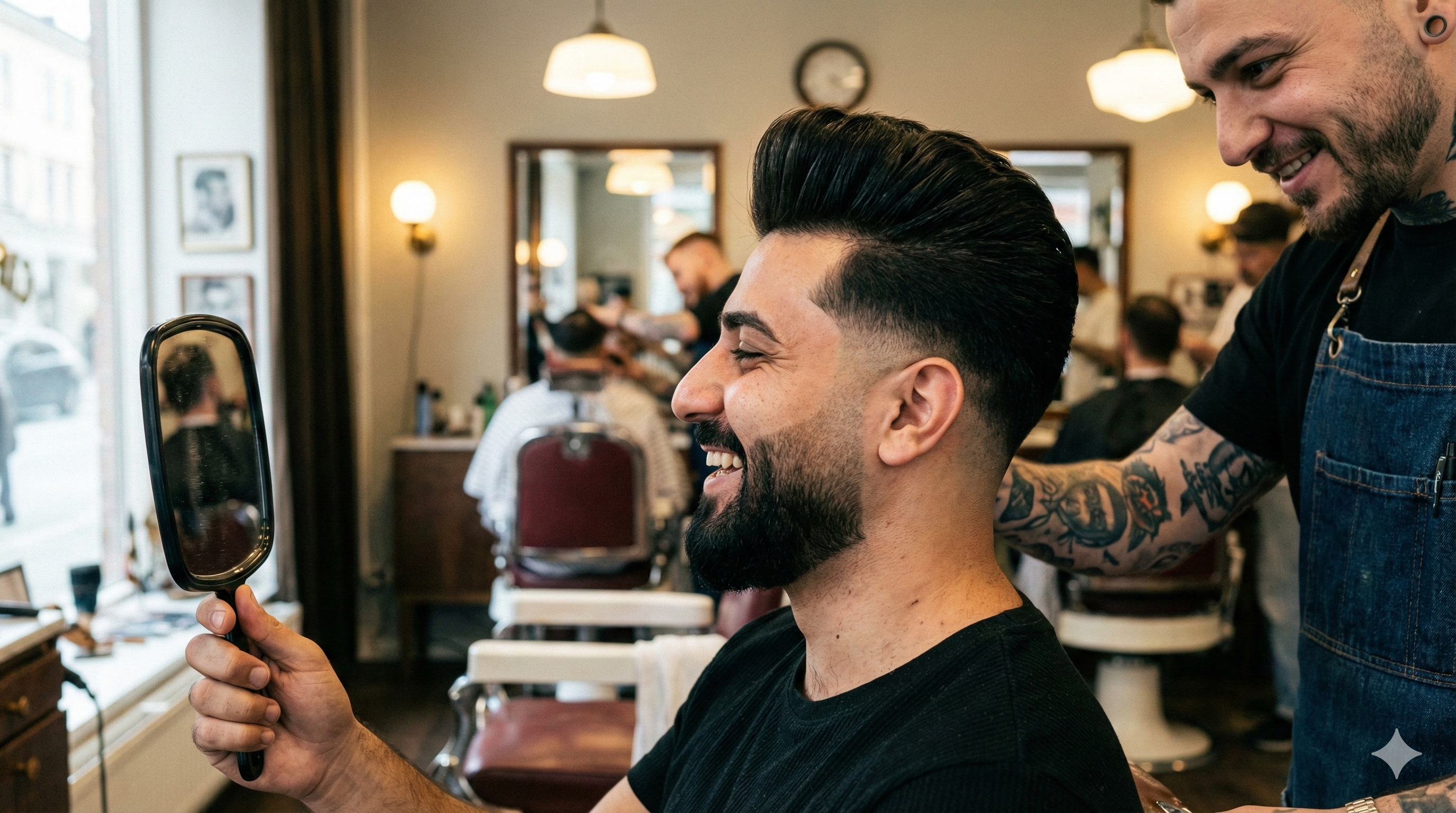 Skin Fade, Pompadour