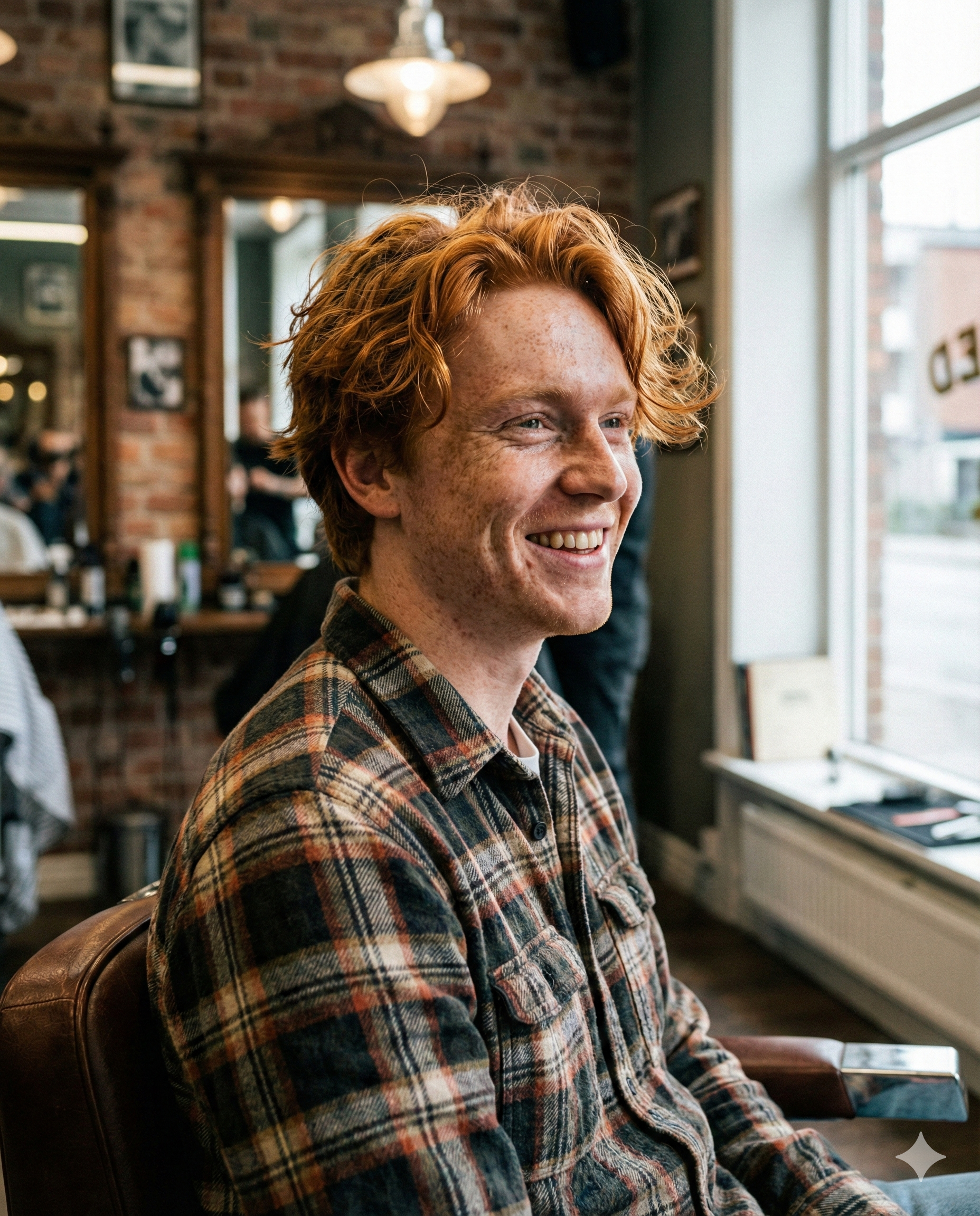 Ginger Hair, Scissor Cut